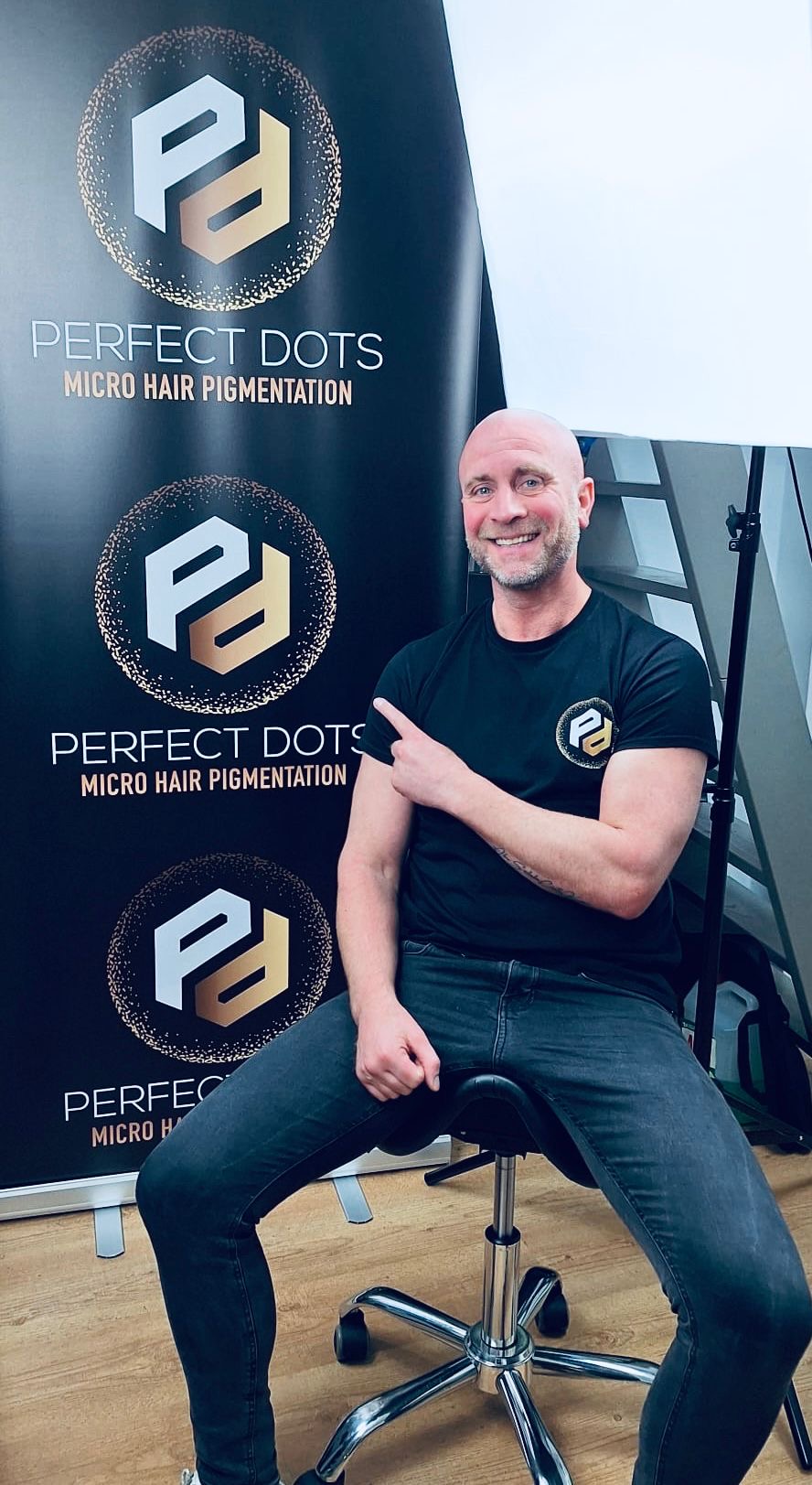 Pefectdots microhair pigmentation